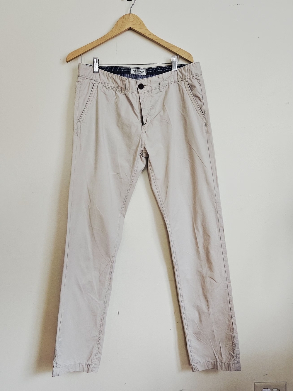 ​Alcott & Co. Men’s Khaki Chino Pants - Size 36 - Slim Straight Fit